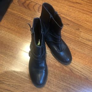 Genuine leather booties size 6.5